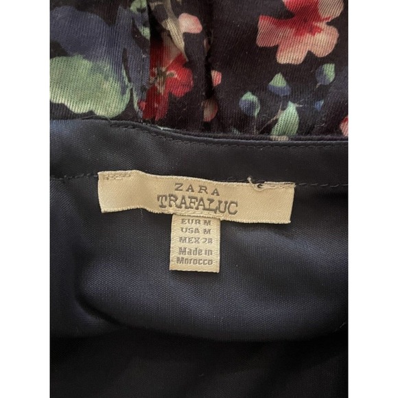 Zara Trafaluc Collection TRF Mini Dress Floral Cutouts Size M - Picture 5 of 5